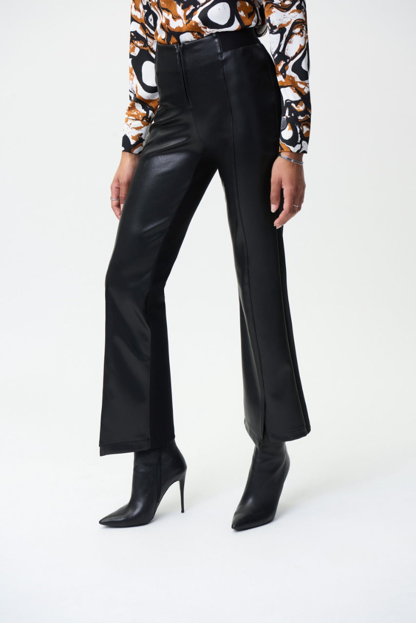 Pantalon de best sale vinipiel negro