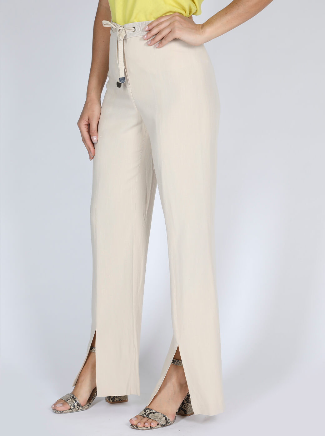 Pantalon beige online dama