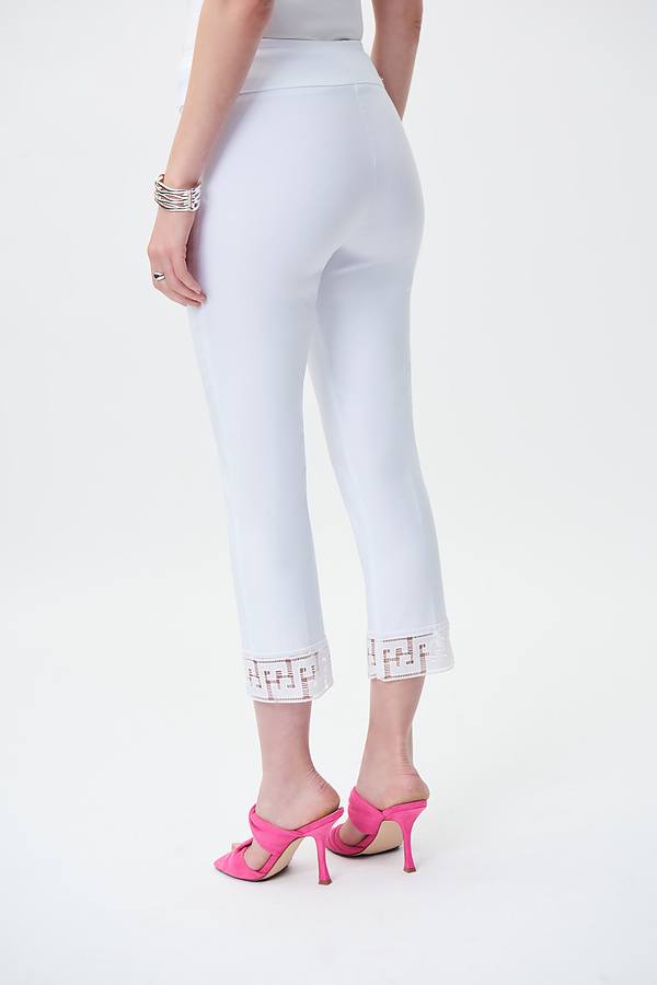 Pantalon capri blanco orders mujer